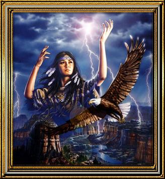 © Art by David Penfound ~ Eagle Maiden