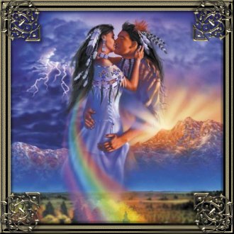 © Art by David Penfound ~ Rainbow Embrace